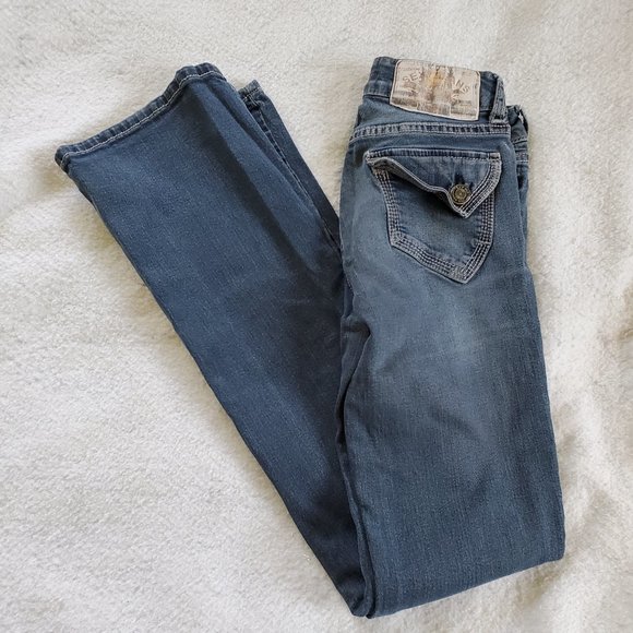 Vintage Sexy Jeans Low Rise Boot Cut Good Fit, Sz 4 - Picture 3 of 4
